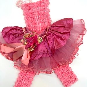 Two piece toddler girl set Romper and Tutu skirt
